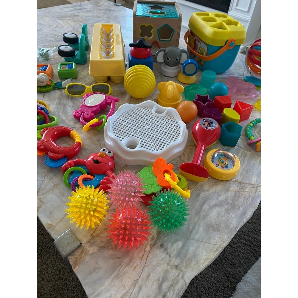 Fisher-Price Disney Sesame Street Baby Toddler Sensory Developmental Toy Lot